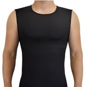 Funkybod ファンキーボッド パッド内蔵アンダーシャツ Sleeveless ブラック S FB-Sl/SBK