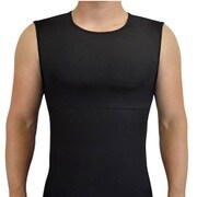 Funkybod ファンキーボッド パッド内蔵アンダーシャツ Sleeveless ブラック M FB-Sl/MBK