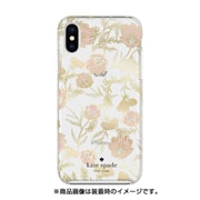 Protective Hardshell Case for iPhone X Blossom Pink/Gold with Gems KSIPH-076-BPKGG