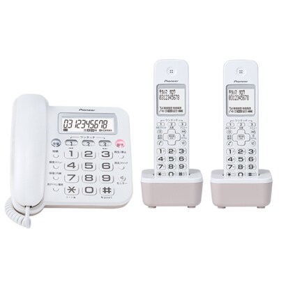 コードレス留守番電話機 TF-SA16シリーズ 子機2個付き TF-SA16W(W)