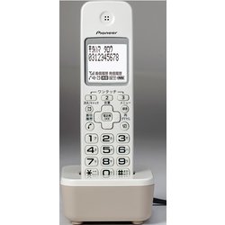 Pioneer デジタルコードレス電話機 子機1台付き 1.9GHz DECT準拠方式 レッド TF-FN2027-R wgteh8f