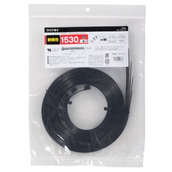 結束バンド ワイドロックタイ 1530mm 黒 耐候 6本 WLT-1530-K 6P