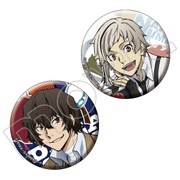 文豪ストレイドッグス 缶バッジセットA/中島敦＆太宰治 (撮影中！！ ver.) [キャラクターグッズ 直径約5.7cm]
