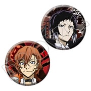 文豪ストレイドッグス 缶バッジセットB/芥川龍之介＆中原中也 撮影中！ ver. [キャラクターグッズ 直径約5.7cm]