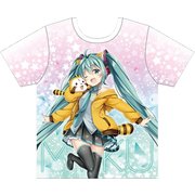初音ミク×ラスカル2018 フルグラフィックTシャツ Lサイズ [キャラクター衣料品]