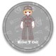 はたらく細胞 レザーバッジ SWEETOY-D [約55×55mm]