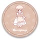はたらく細胞 レザーバッジ SWEETOY-E [約55×55mm]