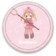 はたらく細胞 レザーバッジ SWEETOY-H [約55×55mm]