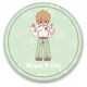 はたらく細胞 レザーバッジ SWEETOY-I [約55×55mm]