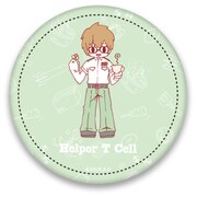はたらく細胞 レザーバッジ SWEETOY-I [約55×55mm]