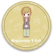はたらく細胞 レザーバッジ SWEETOY-J [約55×55mm]