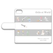 iPhone 8 Plus/7 Plus/6s Plus/6 Plus 手帳型スマホケース はたらく細胞 SWEETOY C [キャラクターグッズ]