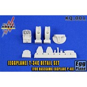 KSLQ-001 たまごひこーき T-34C 改造セット ハセガワ P-40用 [レジン製ディティールアップパーツ]
