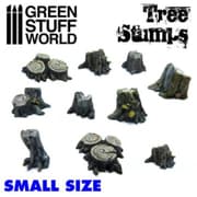 GSWD1685 切り株セット 若木 10個 [レジン製ジオラマパーツ]