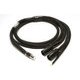 フォノケーブル XLRプラグ 1.2m PHONO-1.2tripleC-FM-B