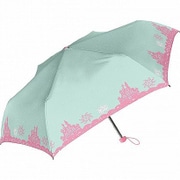 折りたたみ傘 50cm ワンダーキャッスル ミント 60309-18
