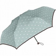 折りたたみ傘 50cm ベーシックドット ミント NN-5501-18