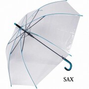 ビニール傘 ジャンプ ノンスリップ 60cm サックス NN-1160