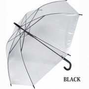 ビニール傘 ジャンプ ノンスリップ 60cm ブラック NN-1160