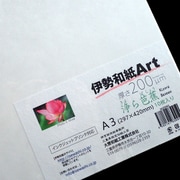 印刷用紙 伊勢和紙 Art 浄ら芭蕉 A3 10枚 kk200A3