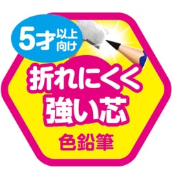 送料無料メール便 色鉛筆 18色 缶入り Bicジャパン キッズ BKEVOM18E/0987ｘ１個