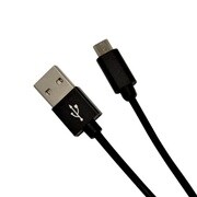 充電・通信ケーブル アルミ TypeA - microUSB 0.2m ブラック R02CAAM2A01BK