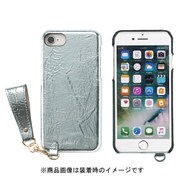 iPhone 8/iPhone 7/iPhone 6用 salisty M シャイニー ハードケース ライトブルー M-HC003C