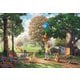D1000-030 くまのプーさん Winnie The Pooh II [ジグソーパズル キャンバススタイル スペシャルアート 1000ピース（51×73.5cm）]