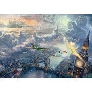D1000-031 ピーターパン Tinker Bell and Peter Pan Fly to Never Land [ジグソーパズル キャンバススタイル スペシャルアート 1000ピース（51×73.5cm）]