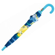 長傘 kid's傘 50cm カモフラージュボーイ ブルー