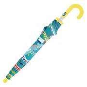 長傘 kid's傘 45cm レッツゴートレイン サックス