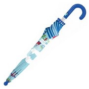 長傘 kid's傘 40cm ハロートレイン サックス