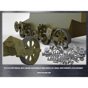 B35175 WW.II 米 M5/M5A1 スチュアート/M8自走砲 足回りセット [1/35スケール レジン製ディティールアップパーツ]