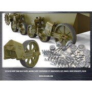 B35176 WW.II 米 M5A1 スチュアート/M8自走砲 足回りセット 後期型 [1/35スケール レジン製ディティールアップパーツ]