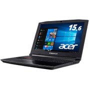 ゲーミングノートパソコン Predator Helios 300 Core i7-8750H/GeForce GTX1060/15.6型/16GB/SSD256GB+HDD1TB/ドライブ無し/Windows 10 Home 64bit/シェールブラック PH315-51-A76H