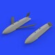 EDU648425 AGM-158 JASSM 長距離空対地ミサイル 2個入り [1/48スケール レジン製プラモデルパーツ]