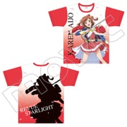 少女☆歌劇 レヴュースタァライト フルグラフィックTシャツ 愛城華恋 Lサイズ [キャラクターグッズ]