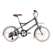 小径自転車 370mm(150~165cm) 外装7段変速 SHIMANO TOURNEY LGS-S7 ANTIQUE GRAY 370mm