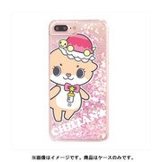 カワウソちぃたん グリッターケース iPhone 6 Plus / iPhone 6S Plus / iPhone 7 Plus / iPhone 8 Plus Heart Pink POP [キャラクターグッズ]
