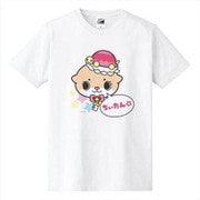 カワウソちぃたん Tシャツ POP ホワイト メンズ M [キャラクターグッズ]