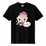 カワウソちぃたん Tシャツ POP ブラック メンズ M [キャラクターグッズ]