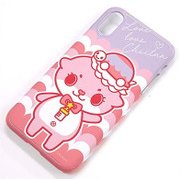 カワウソちぃたん 転写専用 カバーケース iPhone X用 CUTE [キャラクターグッズ]