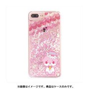カワウソちぃたん グリッターケース iPhone 6 Plus / iPhone 6S Plus / iPhone 7 Plus / iPhone 8 Plus Heart Pink CUTE [キャラクターグッズ]