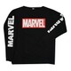 MV-MTR03 MARVEL トレーナー ブラック L [キャラクターグッズ]