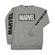 MV-MTR03 MARVEL トレーナー グレイ M [キャラクターグッズ]