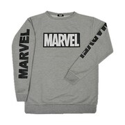 MV-MTR03 MARVEL トレーナー グレイ M [キャラクターグッズ]