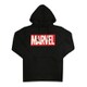 MV-MPK04 MARVEL パーカー ブラック M [キャラクターグッズ]