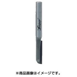 超硬ストレートビット(1枚刃) 5×6.6mm軸 [トリマービット]