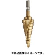 ステップドリル 六角軸スパイラルチタン 5-21mm 9段