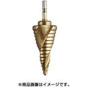 ステップドリル 六角軸スパイラルチタン 6-33mm 13段